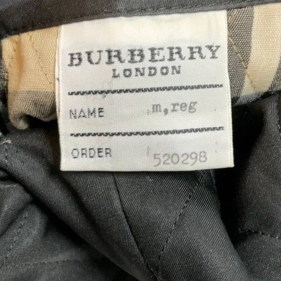 Burberry Constance Quilted Jacket Black Medium Regular Vintage Check - Picture 9 of 15